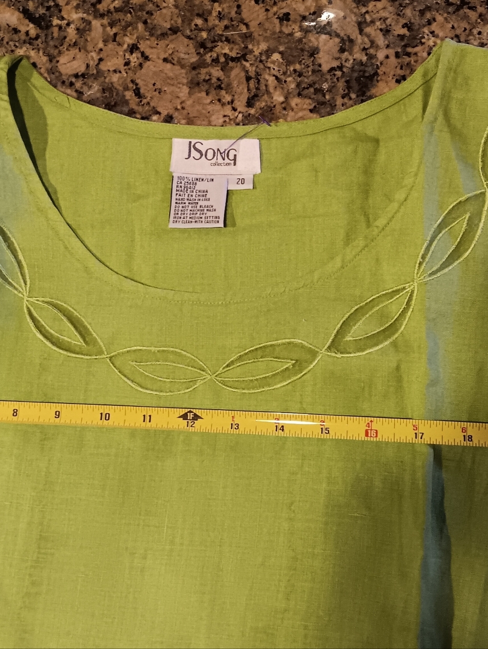 JSONG 100% Linen Tank Top - Picture 5 of 6